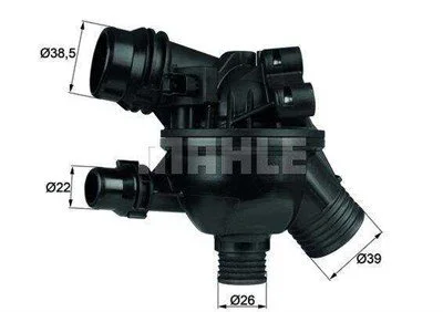 BMW E60 E61 E81 E82 E87 E88 E90 E91 E92 E93 N43 Termostat TM19102 256302