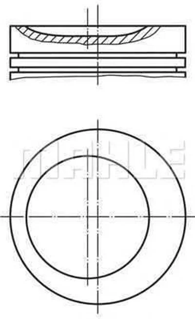 BMW E36 E46 Z3 316i M43 Segmanlı Piston 0.25 (Takım) 0811301