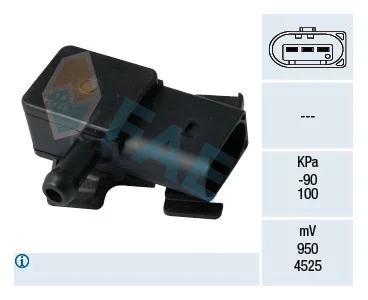BMW M57N2 N47 N47N N57 MINI R55 R56 R57 R58 R59 R60 R61 Egzoz Basınç Sensörü 16102