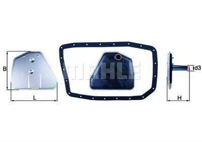 BMW E65 E53 E70 E71 E83 Otomatik Şanzıman Filtresi Contalı HX162D