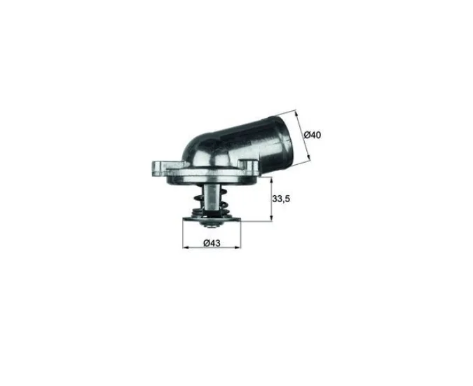 Mercedes Benz C208 W202 W210 M111 Termostat (Klimasız) TI2287