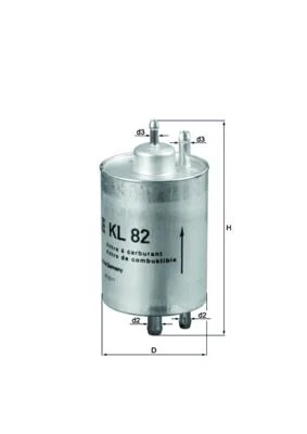 Mercedes Benz M111 M112 M113 M137 M271 M272 M273 Benzin Filtresi KL82