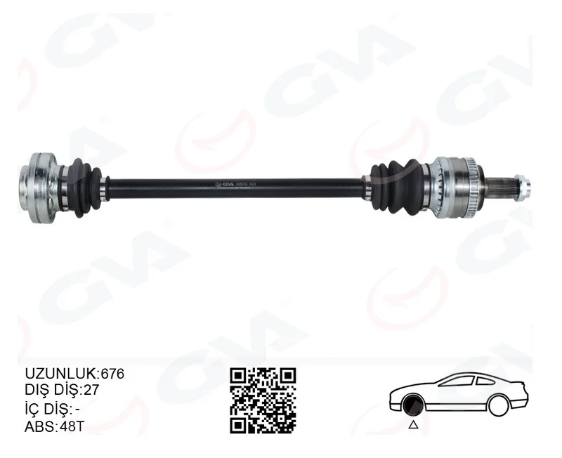 BMW E46 Arka Aks Mili Sağ 4499183