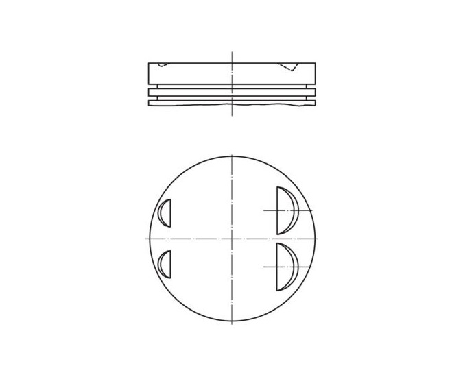 BMW E36 E39 M52 Segmanlı Piston 84,50MM 0831602