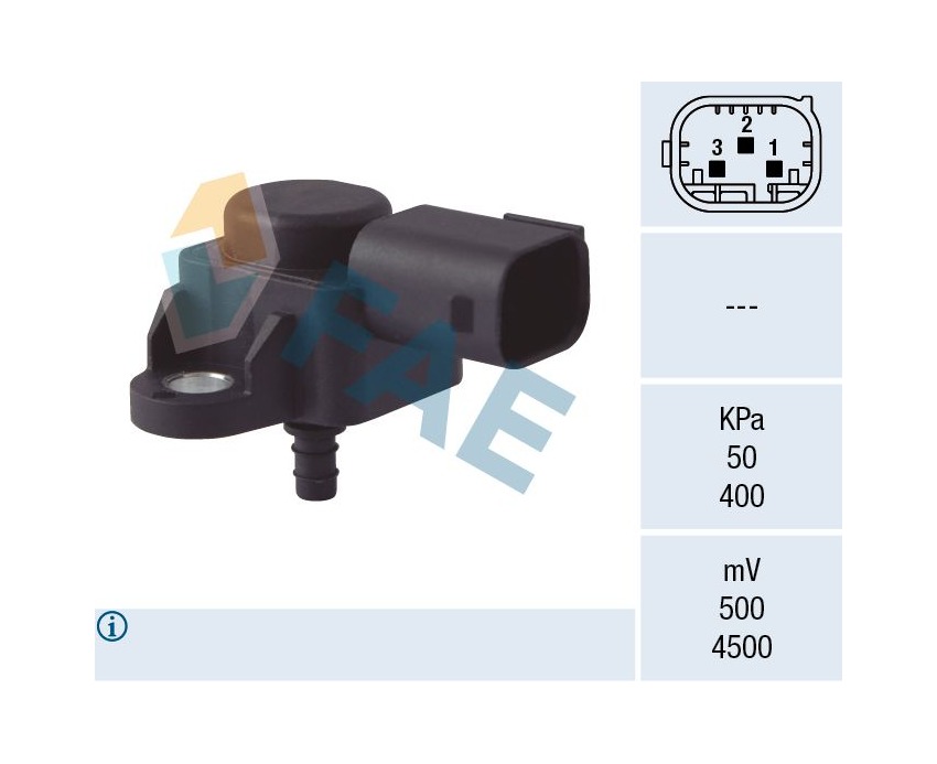 Mercedes Benz M139 OM646 OM651 Basınç Sensörü Emme 15089
