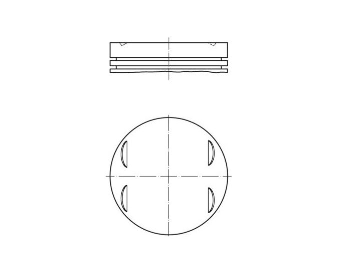 BMW M54 Segmanlı Piston 84,00MM 0831300