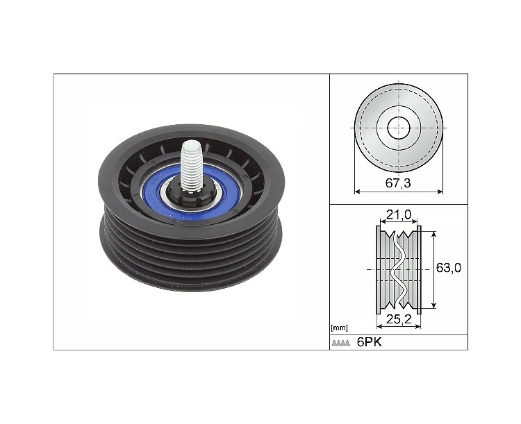 Mercedes Benz M152 M157 M278 Gergi Kasnağı 532090610