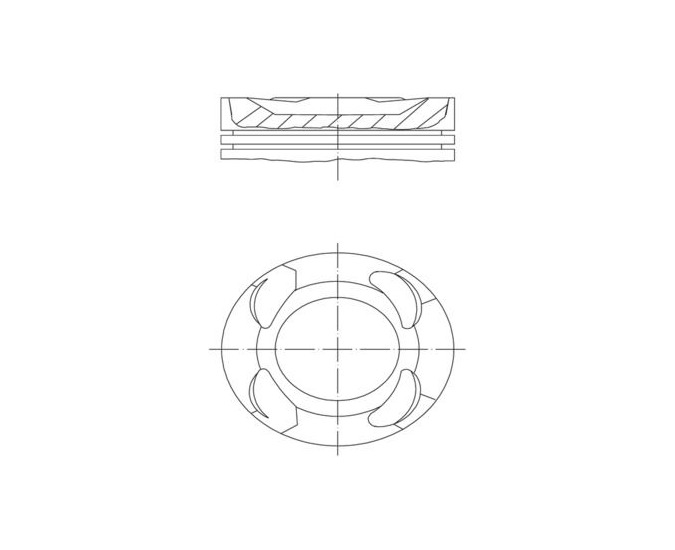 BMW MINI B48 B58 B46 Segmanlı Piston 82,00MM 081PI00124000