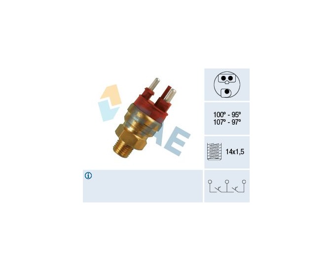 Mercedes Benz M102 OM601 Fan Müşürü 95°-100° 38120