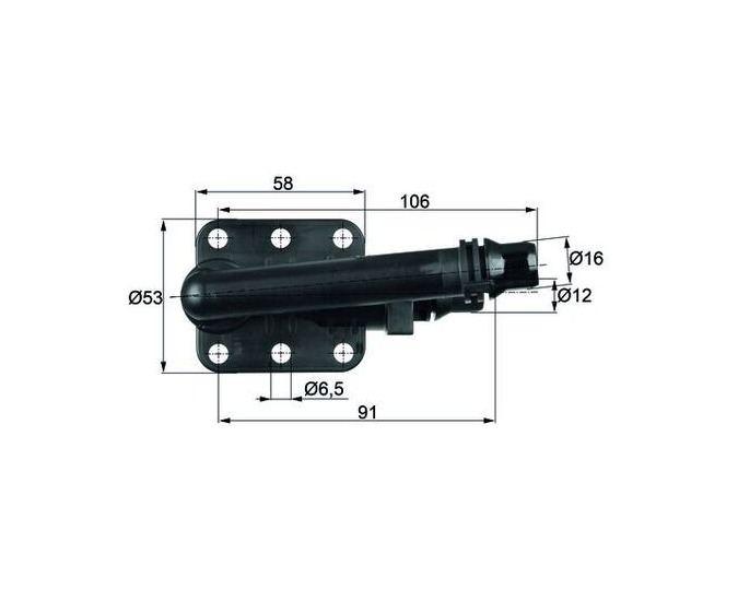 BMW E60 E63 E64 E65 M54 N43 N46 N52 N53 N62 N73 Termostat 82°C TO582
