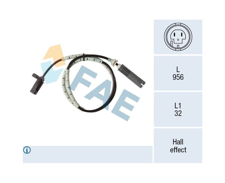 BMW E82 E87 E88 E90 E92 Arka ABS Sensörü 78378