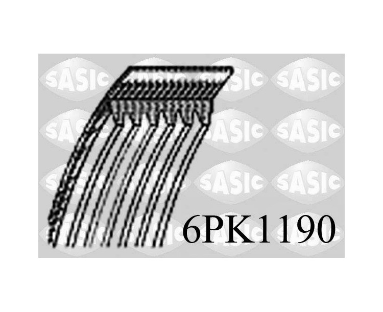 BMW E38 M73 Vantilatör Kayışı 6PK1190