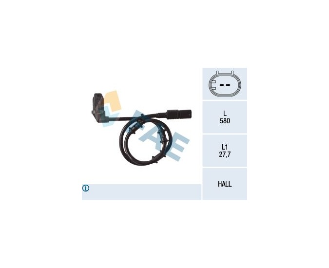 Mercedes Benz W163 Arka ABS Sensörü Sol 78135