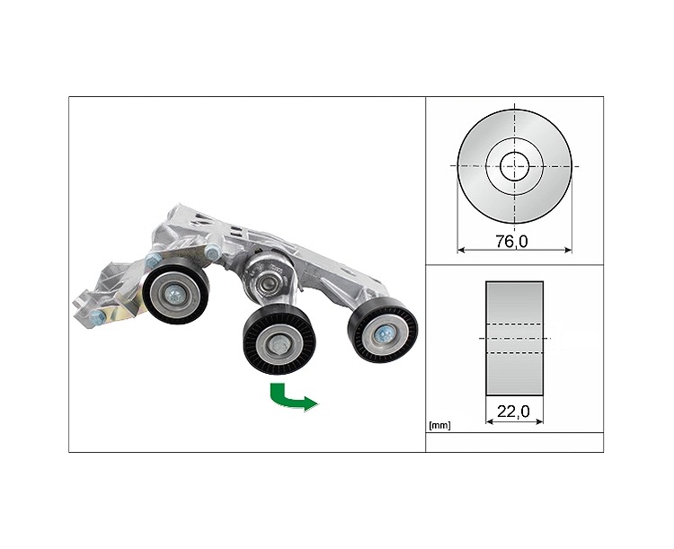 Mercedes Benz W169 W245 OM640 Gergi Kütüğü 534033810