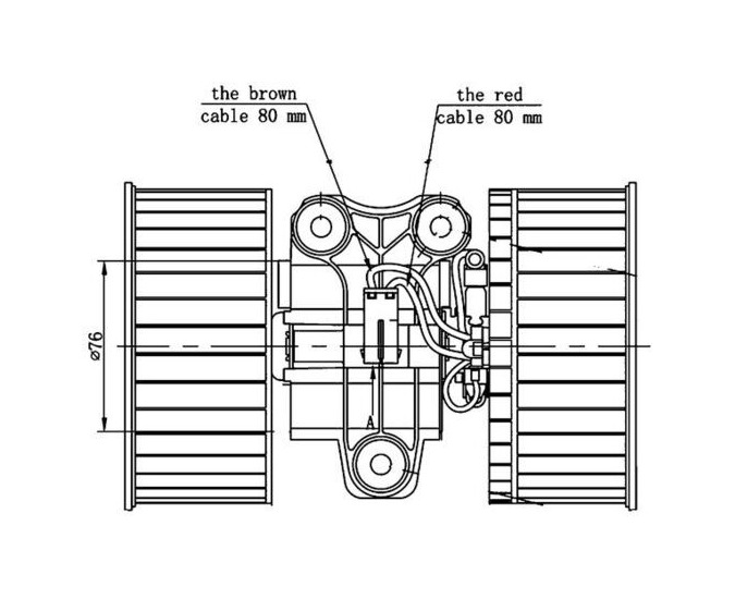 BMW E39 E53 Kalorifer Motoru AB81000S