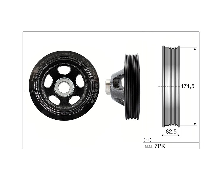 Mercedes Benz M271 Krank Kasnağı 544019510