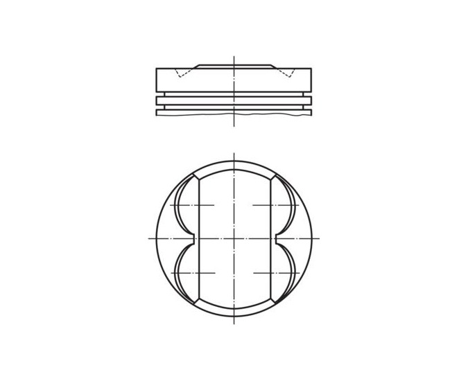 BMW N52 Segmanlı Piston 85,00MM 081PI00106000