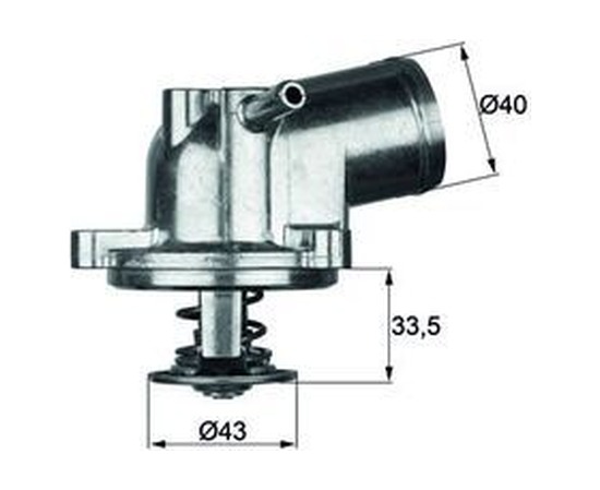 Mercedes Benz M111 Termostat 71°C TI2171