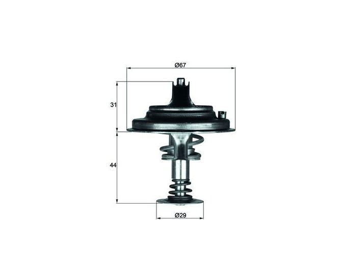 Mercedes Benz R129 W124 W126 W140 W210 M116 M117 M119 Termostat 80°C TX2680D